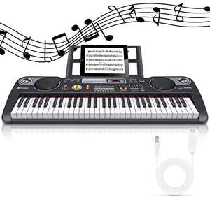 Innedu Teclado Piano Digital 61 Teclas,Teclado Electrónico con Modos de Lección, Grabación y Programación