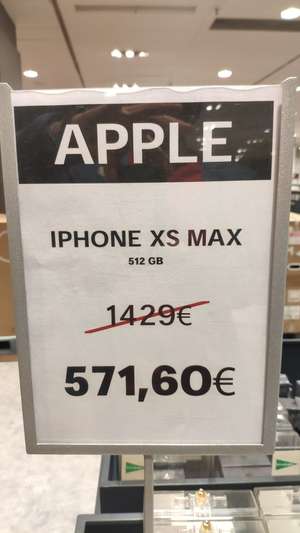 Apple iPhone XS Max 512GB El Corte Ingles Outlet Gran Casa
