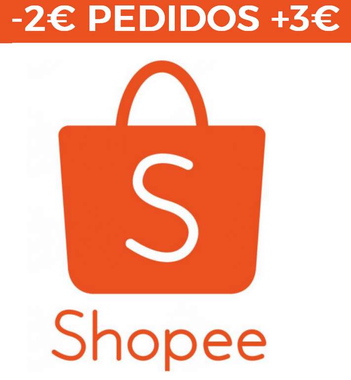 Cupón 2€ para compras de +3€ en Shopee