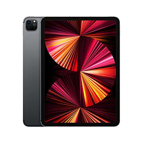 2021 Apple iPad Pro (de 11 Pulgadas, con Wi-Fi + Cellular, 2 TB) - Gris Espacial / Plata (3.ª generación)