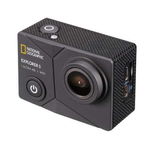 National Geographic Action Cam Explorer 5, 4K con accesorios
