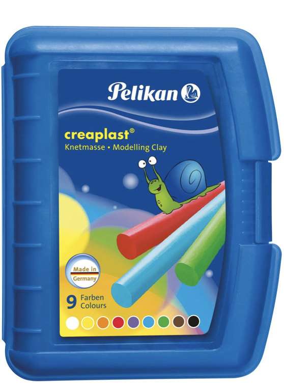 Pelikan- Modelliermassen Creaplast - Plastilina para niños (300 g), Color azul (622415) , color/modelo surtido