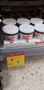 Bote Nutella 200 gr. Carrefour Valdepasillas Badajoz