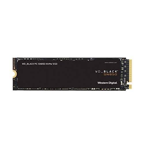 WD Black SN850 1TB SSD NVMe M.2 PCIe 4.0 sin Disipador Térmico