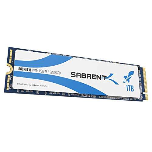 Sabrent Rocket Q 1TB NVMe PCIe M.2 2280 Unidad de Estado sólido SSD Interna