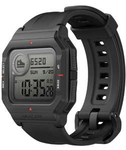 Amazfit Neo Smart Watch Reloj Inteligente 28 Días Batería NEGRO Y ROJO