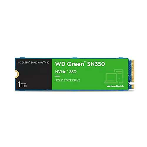 WD Green SN350 1 TB, NVMe SSD 3,200 MB/s