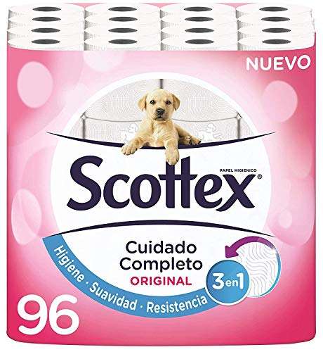 96 rollos Scottex Original Papel Higiénico