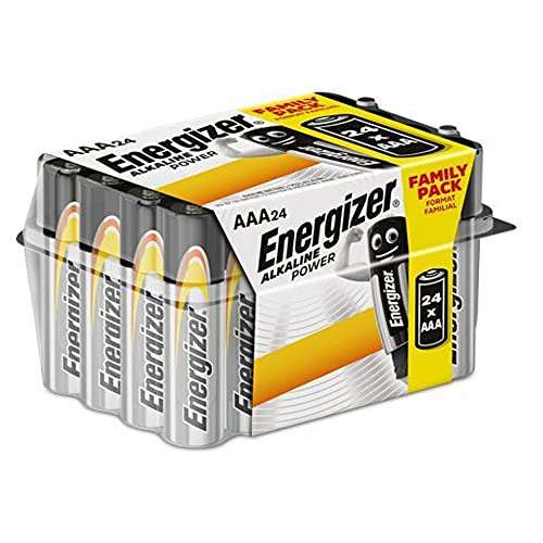 Energizer Alkaline Power - Pack de 24 pilas Alcalinas AAA/LR03