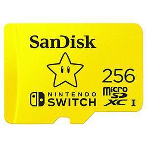 Tarjeta microSDXC 256GB de SanDisk para Nintendo Switch