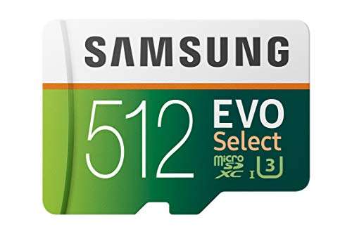 SAMSUNG EVO 512gb Micro SD 100 MB/s