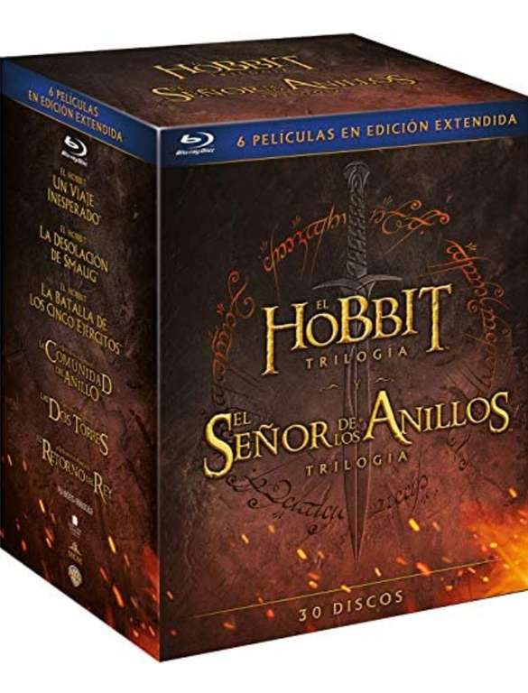 El Hobbit Trilogía - El Señor de los Anillos Trilogía Blu-ray