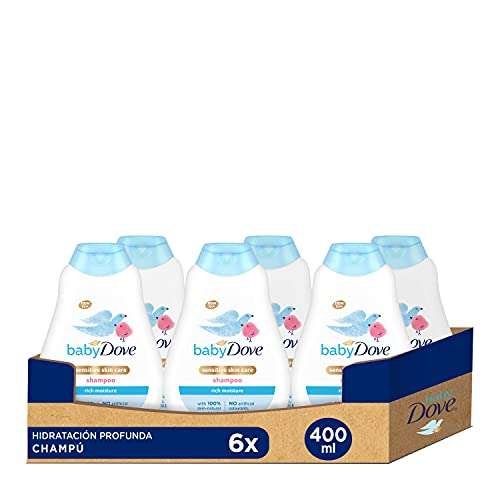 Baby Dove Champú Hidratación Profunda 400ml - Pack de 6