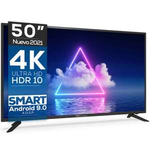 Smart TV 50" 4K UHD, Android 9.0, HbbTV, HDR10 TD Systems K50DLG12US