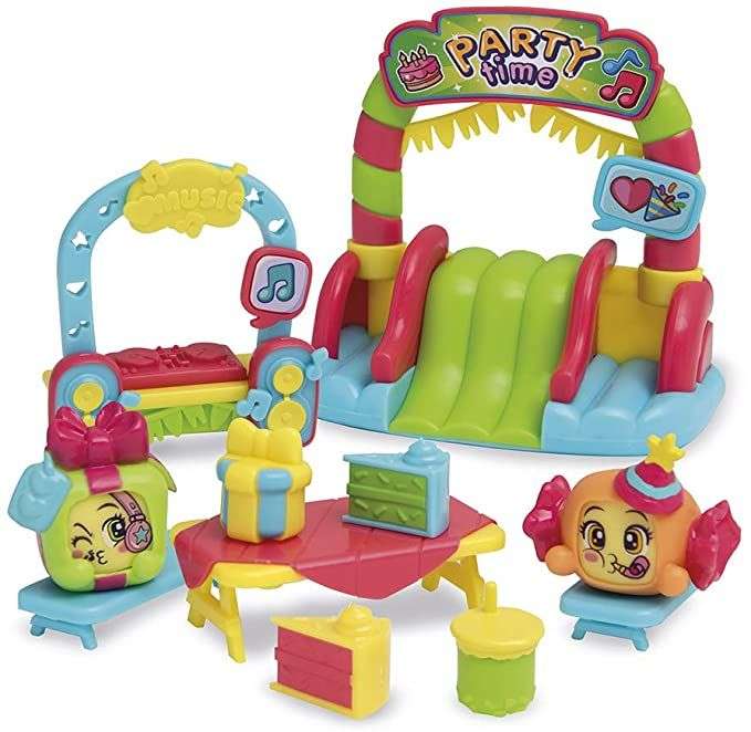 MojiPops- Playset I Like Party Serie 1 Figuras coleccionables, Color surtido