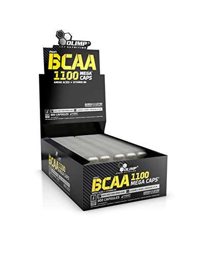 Olimp Sport Nutrition BCAA Mega Blister Box Anticatabólico - 900 Cápsulas