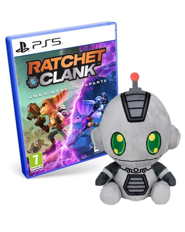 Ratchet & Clank: Una Dimensión Aparte + Peluche Ratchet & Clank "Clank" Stubbins