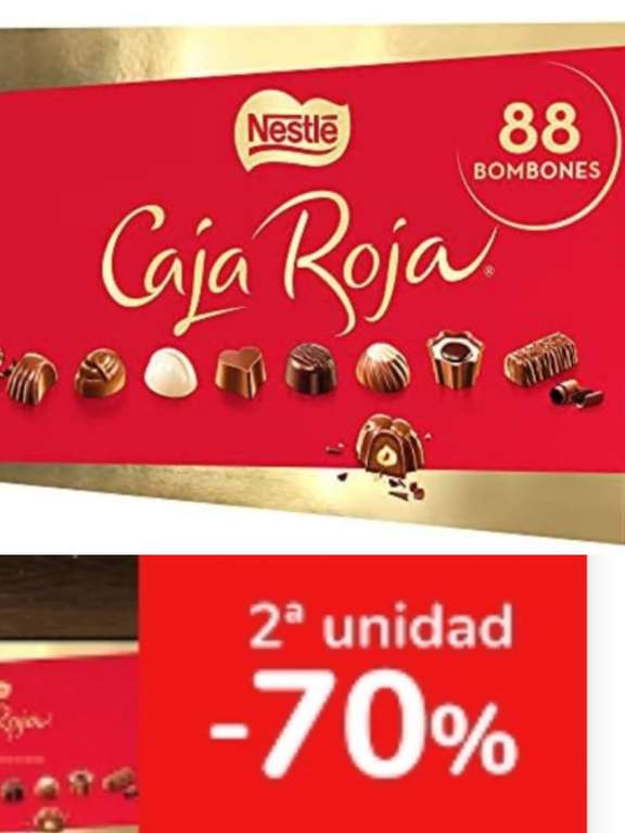 Caja Roja Nestlé 800g 2° und al 70% sale a 10,72€ al comprar 2