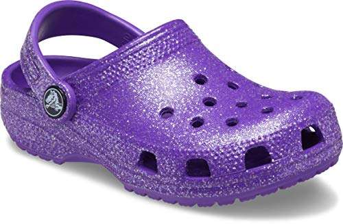 Crocs Classic Glitter Clog K, Shoes Sport Infantil Unisex Niños (Mínimo Histórico)