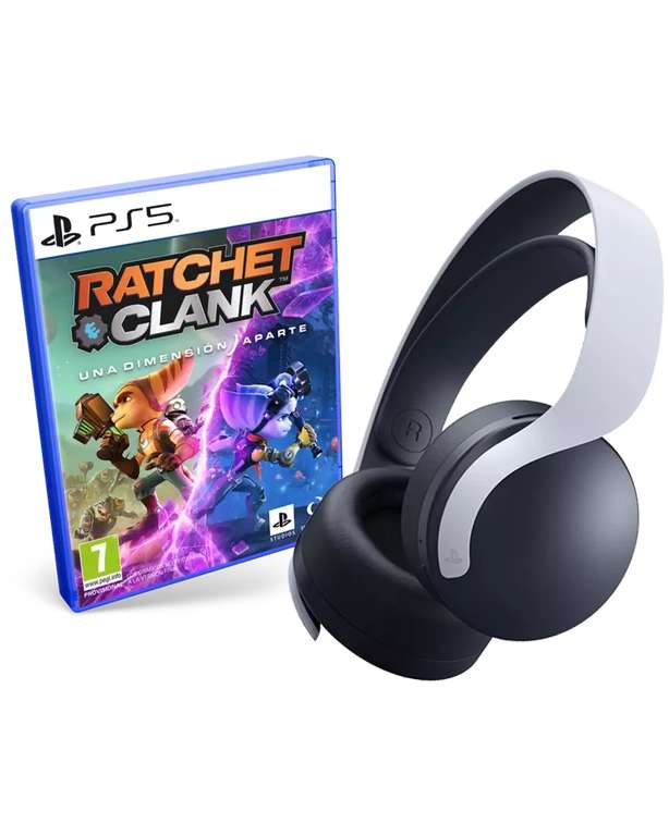 Ratchet & Clank: Una Dimensión Aparte + Auriculares Sony Pulse 3D PS5 Pack Auriculares