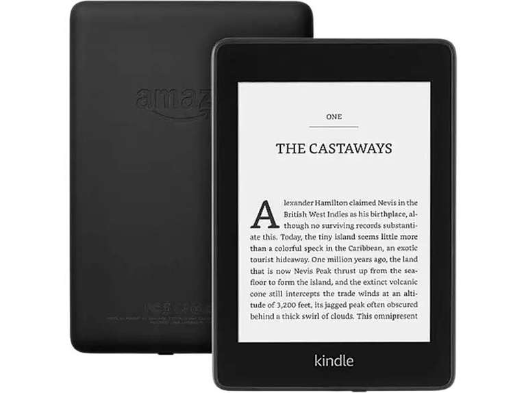 eReader - Kindle Paperwhite (10ª generación), 6", Luz, 300ppp, 8GB, Wi-Fi, Impermeable, Negro
