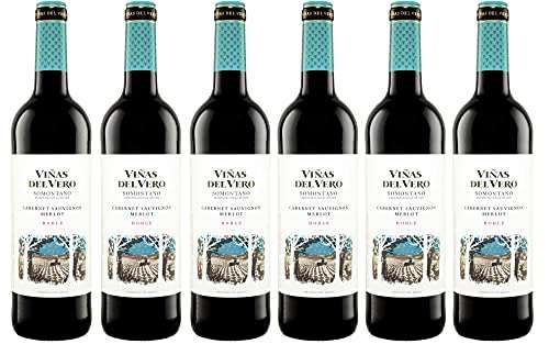 Viñas Del Vero Tinto Cabernet-Merlot - 6 botellas de 750 ml