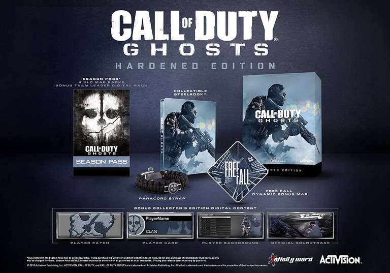 Call of Duty: Ghosts (Edición Hardened) / PS3