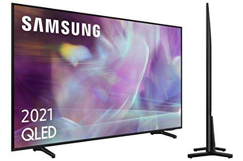 Samsung QLED 4K 2021 55Q60A - Smart TV de 55" con Resolución 4K UHD, Procesador 4K, Quantum HDR10+