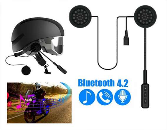 Bluetooth 4.2 para casco, reducción ruido, manos libres, radio FM