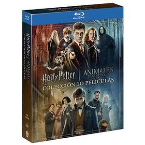 Pack Harry Potter + Animales Fantásticos Colección Completa - Blu-ray + postales de Harry Potter de regalo