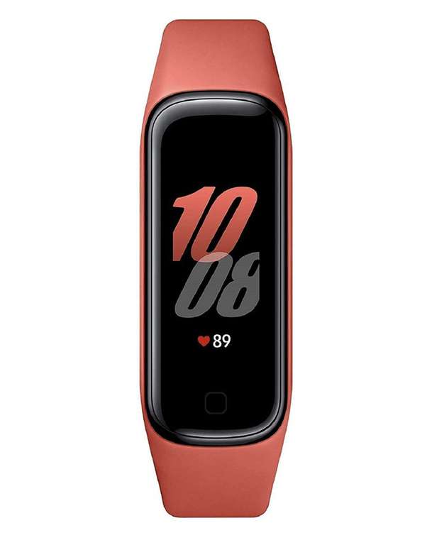 SAMSUNG Galaxy Fit2 Rojo, Pantalla AMOLED de 1,1", batería de 159 mAh [Versión española]