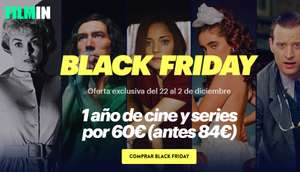 Suscripción anual FILMIN 60€ Black Friday