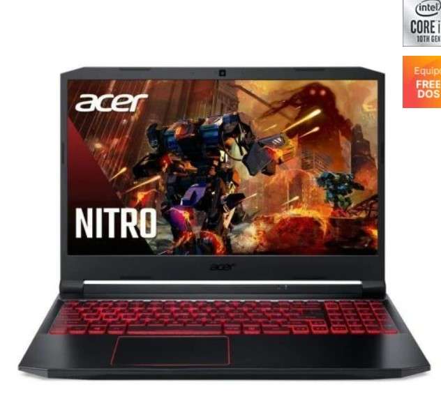 Acer Nitro 5 AN515-55-72GW Intel Core i7-10750H/16GB/512GB SSD/GTX 1650Ti/15.6"