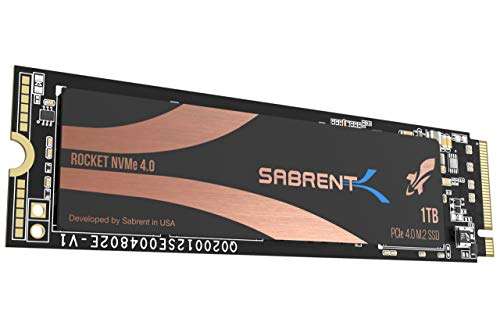 Sabrent 1TB Rocket Nvme PCIe 4.0 M.2