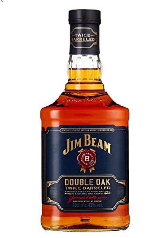 Jim Beam Double Oak Twice Barreled Bourbon Whisky, 43% - 700 ml