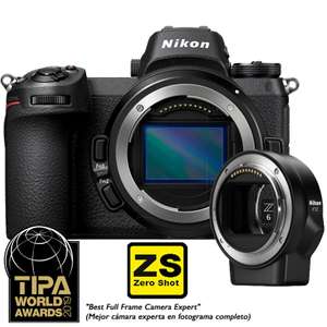Cámara Nikon Z 6 + Adaptador FTZ (Zero Shot)