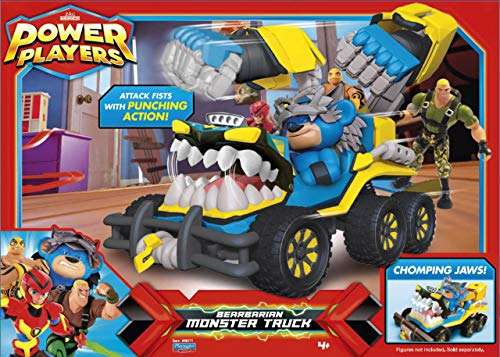 Power Players - Vehículo Monster Truck de Bearbarian
