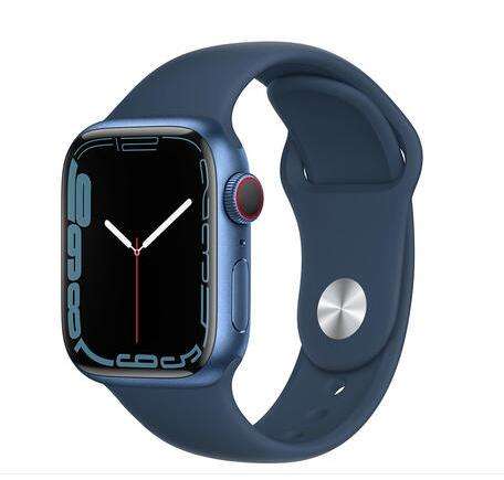Apple Watch Series 7 GPS + Cellular 41mm Caja Aluminio Azul Correa deportiva Azul - MKHU3TY/A( como nuevo)