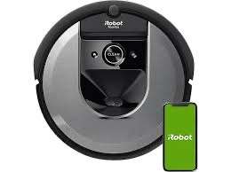 Robot aspirador - iRobot Roomba i7150, 700 W, WiFi, 58 dB, Autonomía 75 min, 0.6 l, Sistema vSLAM, Gris