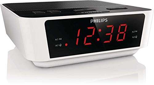 Philips AJ3115 - Radio Despertador, blanco.