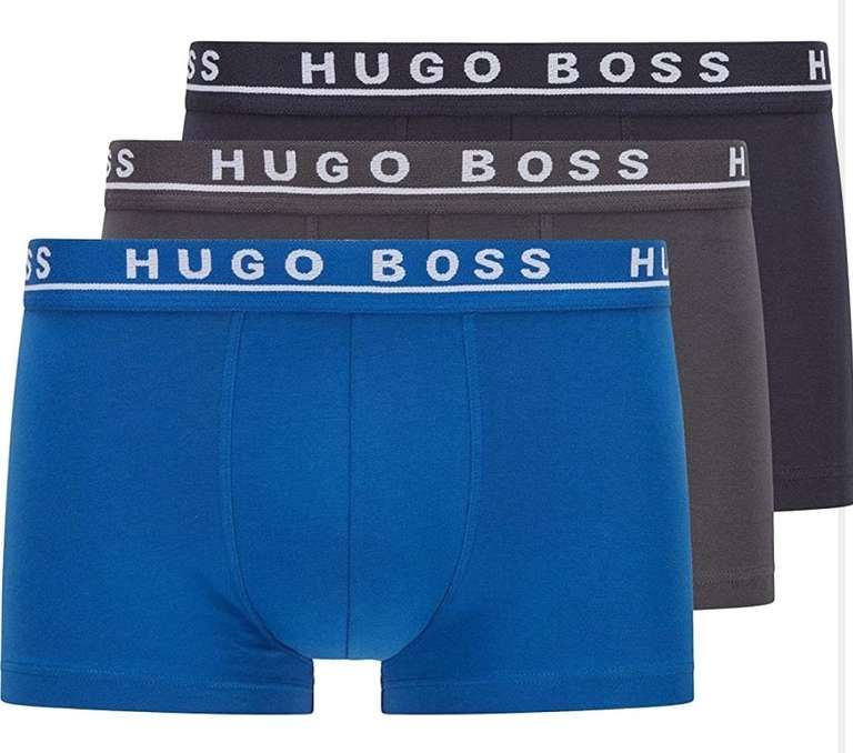 Pack 3 boxers Hugo Boss tallas S, M, L, XL y XXL. Varios colores