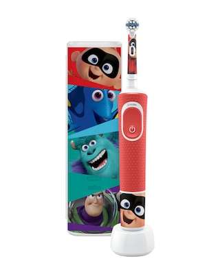 Pack Cepillo eléctrico Disney Pixar Kids Power + Funda de Viaje Oral-B Con Tecnología De Braun