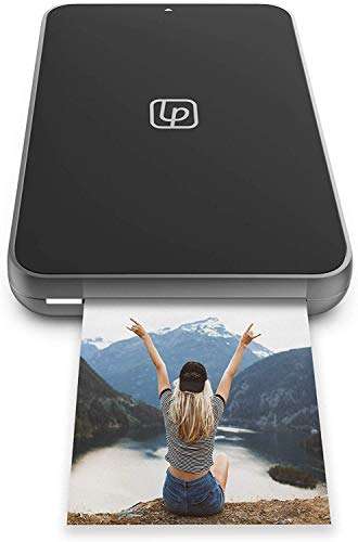 Lifeprint Impresora ultrafina, negra, impresora instantánea portátil Bluetooth para fotos, vídeos y GIFS con tecnología de vídeo integrada
