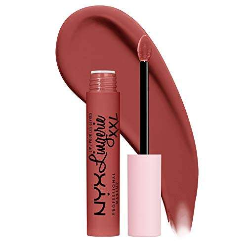 NYX Professional Makeup Lip Lingerei XXL Labial líquido Larga duración, Fórmula Vegana, Tono Warm Up