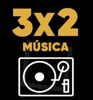 3x2 en Música CD y Vinilos