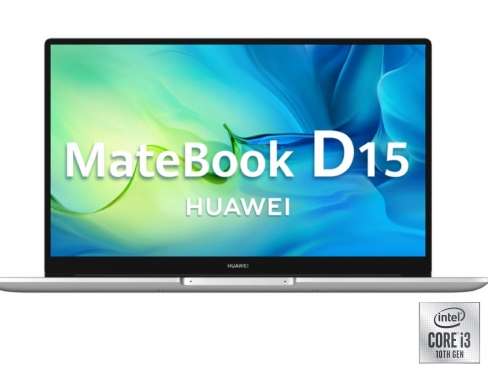Portátil Huawei Matebook D15 con i3, 8GB, 256GB, 39,62 cm - 15,6"
