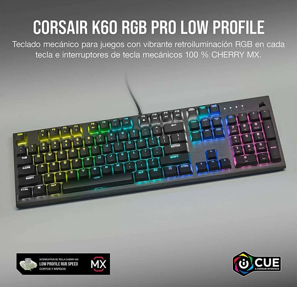 Corsair K60 RGB PRO LOW PROFILE