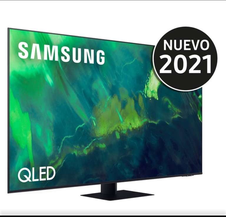 TV QLED 138 cm (55") Samsung QE55Q75A con Procesador QLED 4K con Inteligencia Artificial, Smart TV
