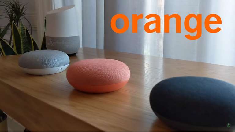 Google Nest mini para clientes Orange [24 meses de permanencia]