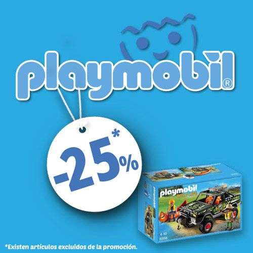 25% DTO en Playmobil*